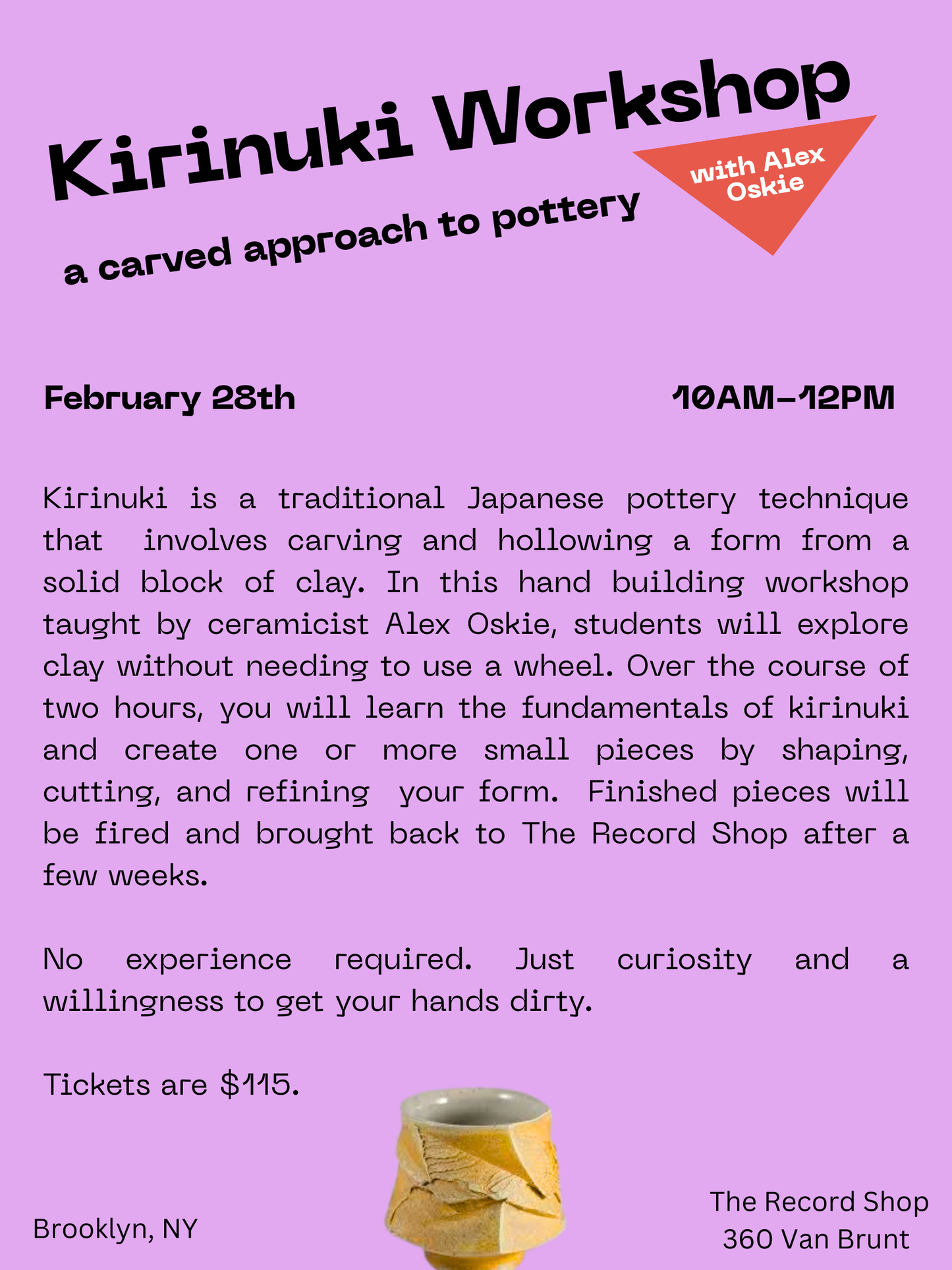 Kirinuki: a carved approach to pottery