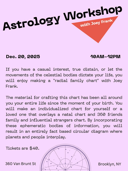 Astrology Workshop with Joey Frank